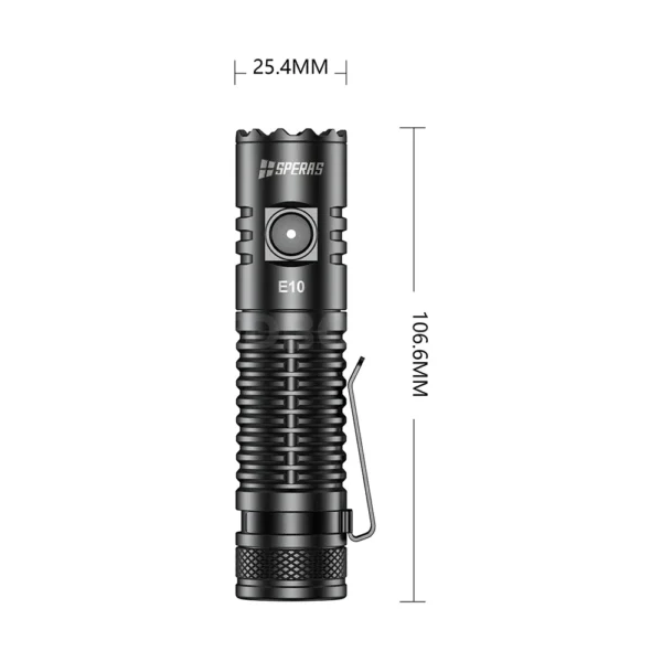 Speras E10 EDC zseblámpa 1300 lumen - Image 10