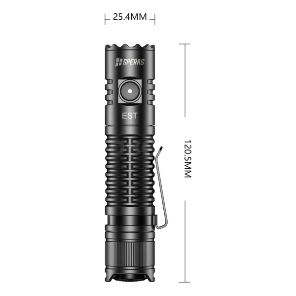 Speras EST taktikai zseblámpa 1900 lumen - Image 10
